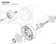 SPACER 7131F741A diagram position