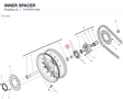 INNER SPACER 7131F811AA diagram position