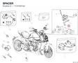SPACER 7131F821AA diagram position