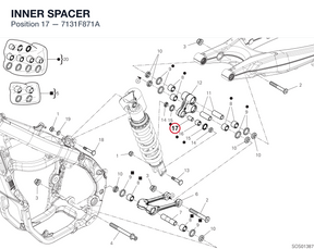 INNER SPACER 7131F871A diagram position