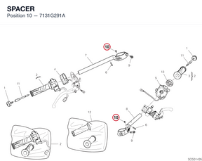 SPACER 7131G291A diagram position