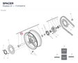 SPACER 7131G441A diagram position