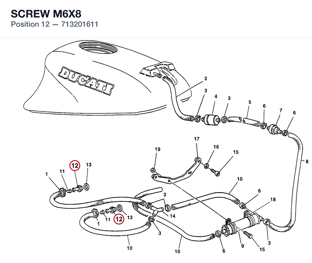 SCREW M6X8
