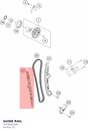 Diagram preview: GUIDE RAIL (76736001000)