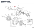 INNER SPACER 71410401A diagram position