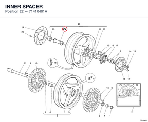 INNER SPACER 71410401A diagram position