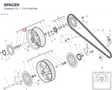 SPACER 71411341AA diagram position