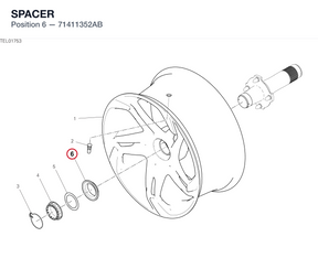 SPACER 71411352AB diagram position