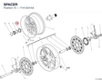 SPACER 71413231AA diagram position