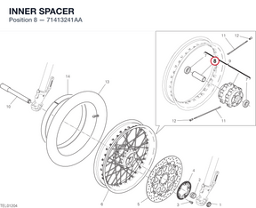 INNER SPACER 71413241AA diagram position