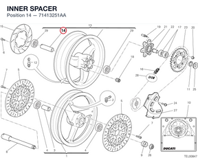 INNER SPACER 71413251AA diagram position