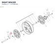 RIGHT SPACER 71413261AA diagram position