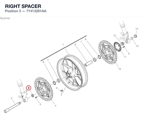 RIGHT SPACER 71413261AA diagram position