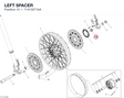 LEFT SPACER 71413271AA diagram position