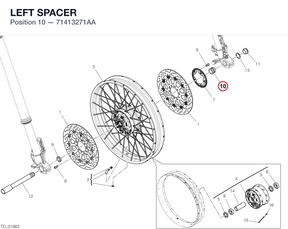LEFT SPACER 71413271AA diagram position