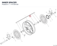 INNER SPACER 71413341AA diagram position