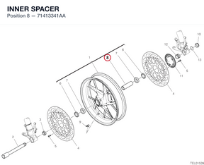 INNER SPACER 71413341AA diagram position