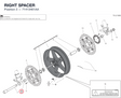 RIGHT SPACER 71413461AA diagram position