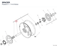 SPACER 71413782AA diagram position