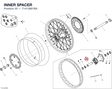 INNER SPACER 71413881BA diagram position