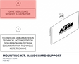 Diagram preview: MOUNTING KIT, HANDGUARD SUPPORT (A63402079044)