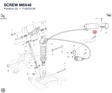 SCREW M8X46 715022146 diagram position