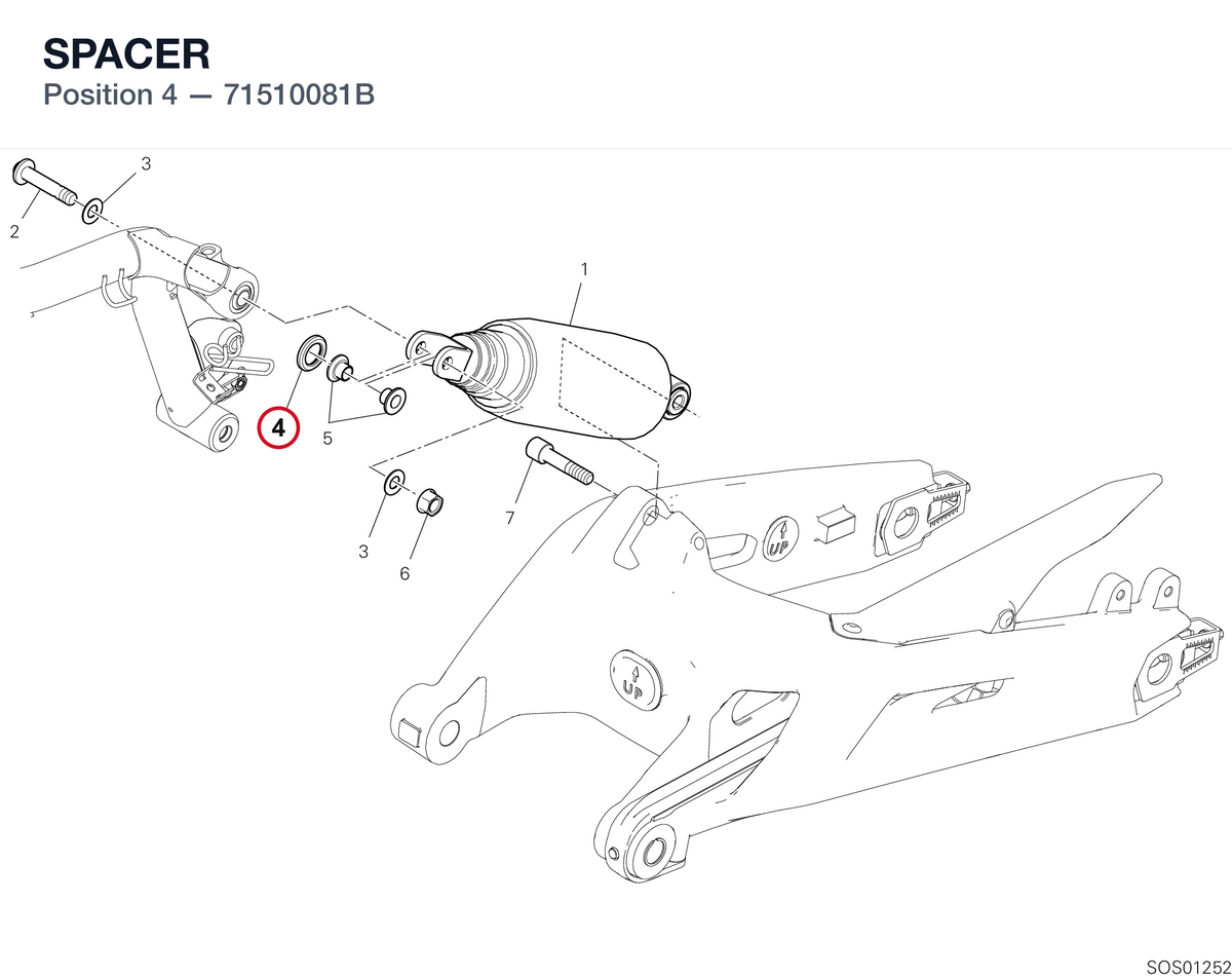 SPACER 71510081B diagram position