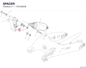 SPACER 71510081B diagram position
