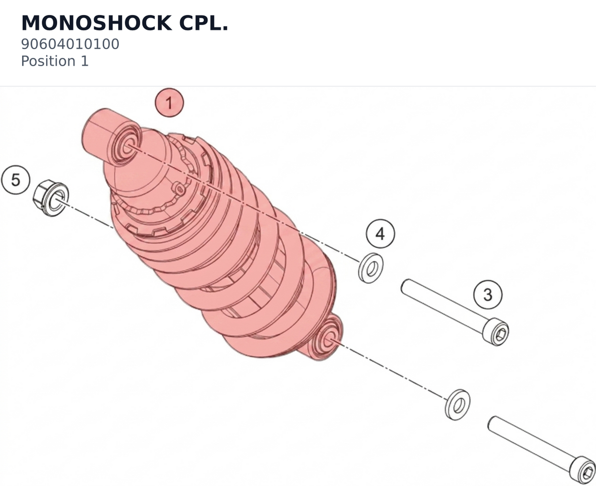 Diagram preview: MONOSHOCK CPL. (90604010100)