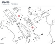 SPACER 71610061A diagram position
