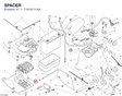 SPACER 71610111AA diagram position