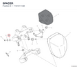 SPACER 71610111AB diagram position