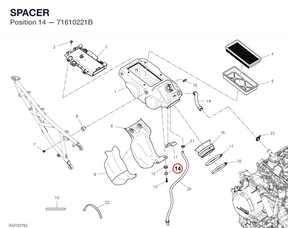 SPACER 71610221B diagram position