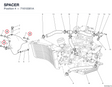 SPACER 71610381A diagram position