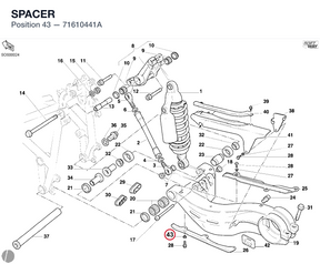 SPACER 71610441A diagram position
