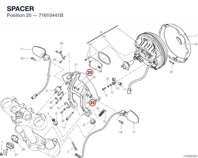 SPACER 71610441B diagram position