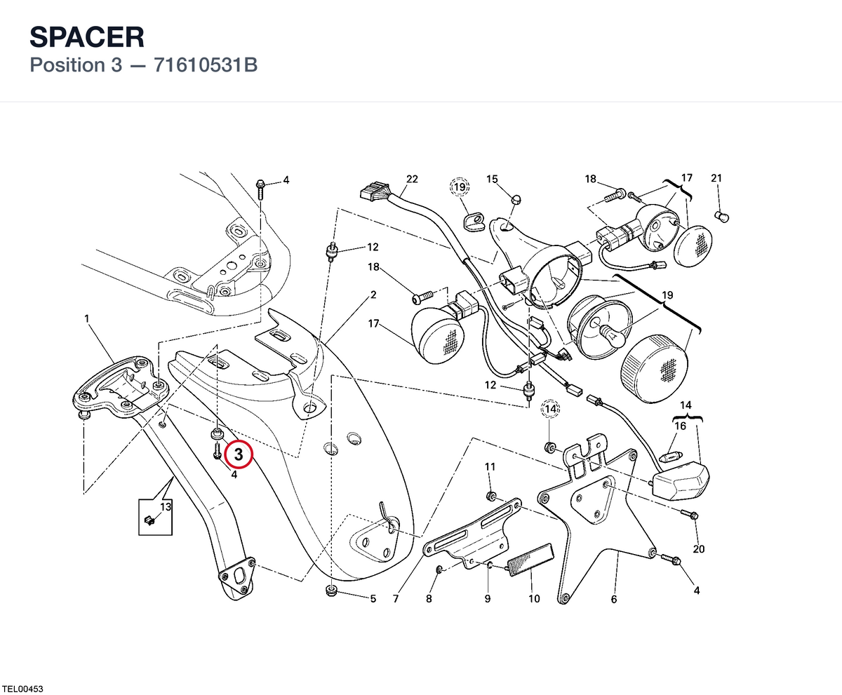 SPACER 71610531B diagram position