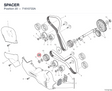 SPACER 71610722A diagram position