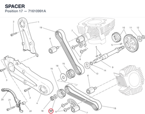 SPACER 71610991A diagram position