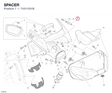SPACER 71611031B diagram position