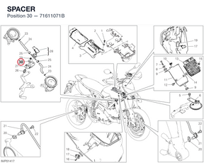 SPACER 71611071B diagram position