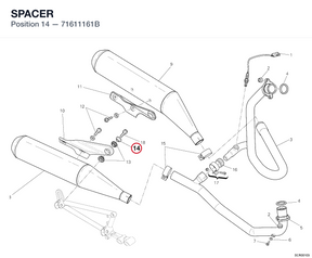 SPACER 71611161B diagram position