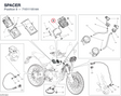 SPACER 71611181AA diagram position