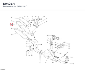 SPACER 71611191C diagram position