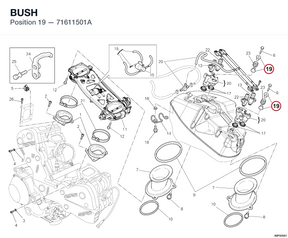 BUSH 71611501A diagram position