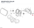 SPACER WITH COLLAR 71611521A diagram position