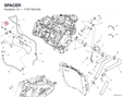SPACER 71611641AA diagram position