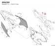 SPACER 71611711AA diagram position