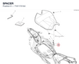SPACER 71611721AA diagram position