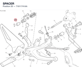 SPACER 71611741AA diagram position